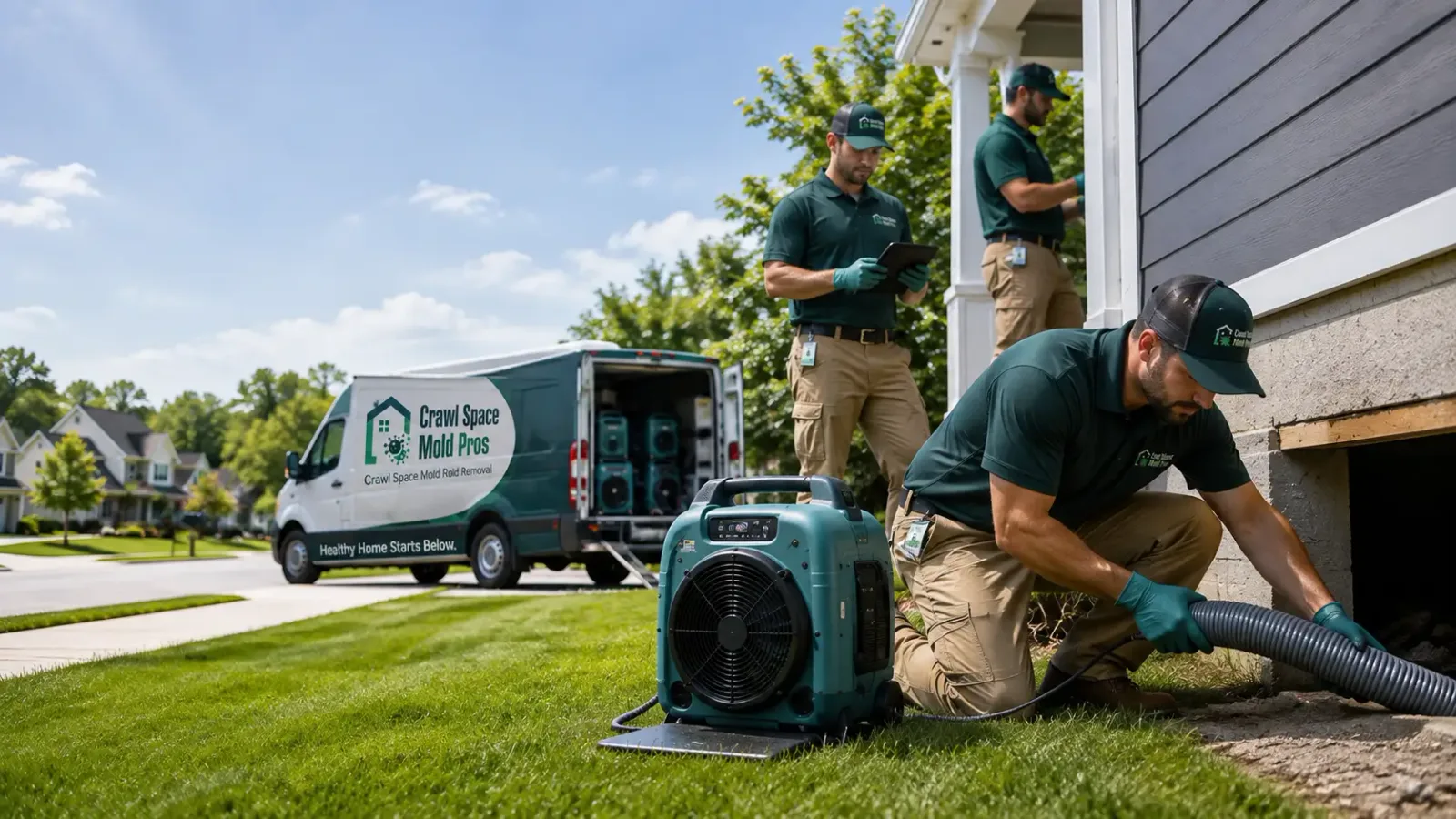 Crawl Space Mold Removal in Red Bluff, CA
